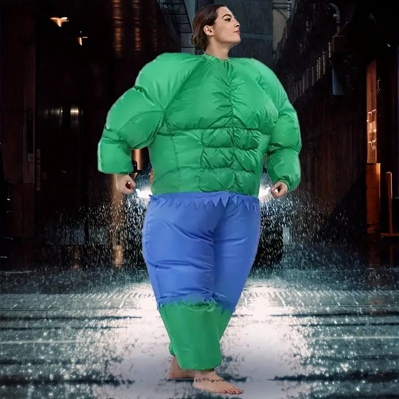 Costume gonflable Hulk adulte – déguisement Marvel Chine réaliste pour cosplay fête - Éclairage de qualité avec frais de port offerts