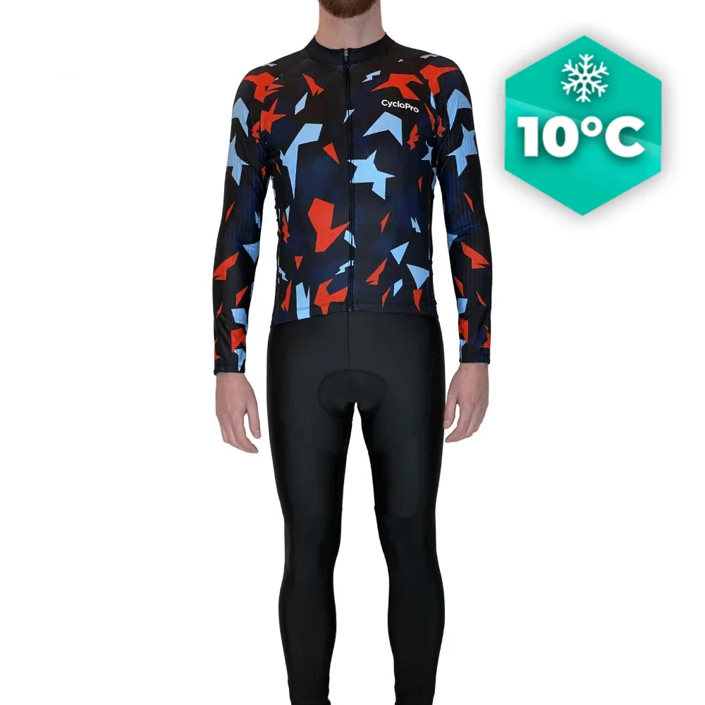 Tenue cycliste automne Rouge et bleue - Origami+ - Tout pour Créer des Expériences Mémorables en Extérieur - séance photo grossesse tenue expérience extérieur