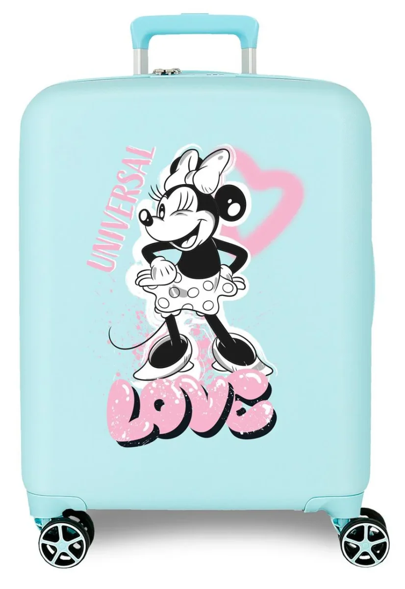 3739323 TROLLEY ABS 55CM.4R. MINNIE HEART TURQUESA - Des Produits Outdoor Pensés pour Vos Aventures au Quotidien - {'count': 1, 'name': 'kg'}