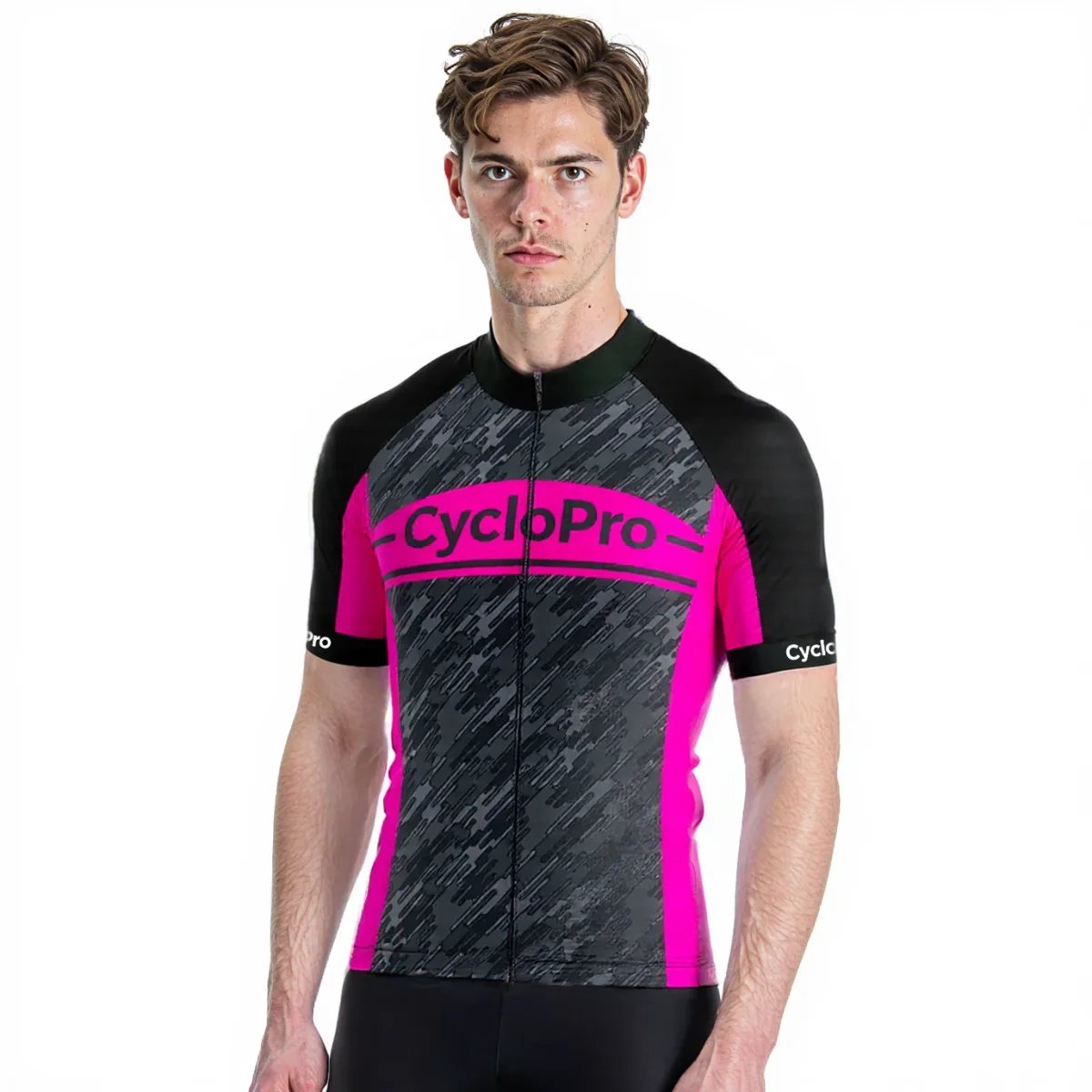 Maillot Cyclisme Route Rose - Wind+ - Tout pour Créer des Expériences Mémorables en Extérieur SKIKDA