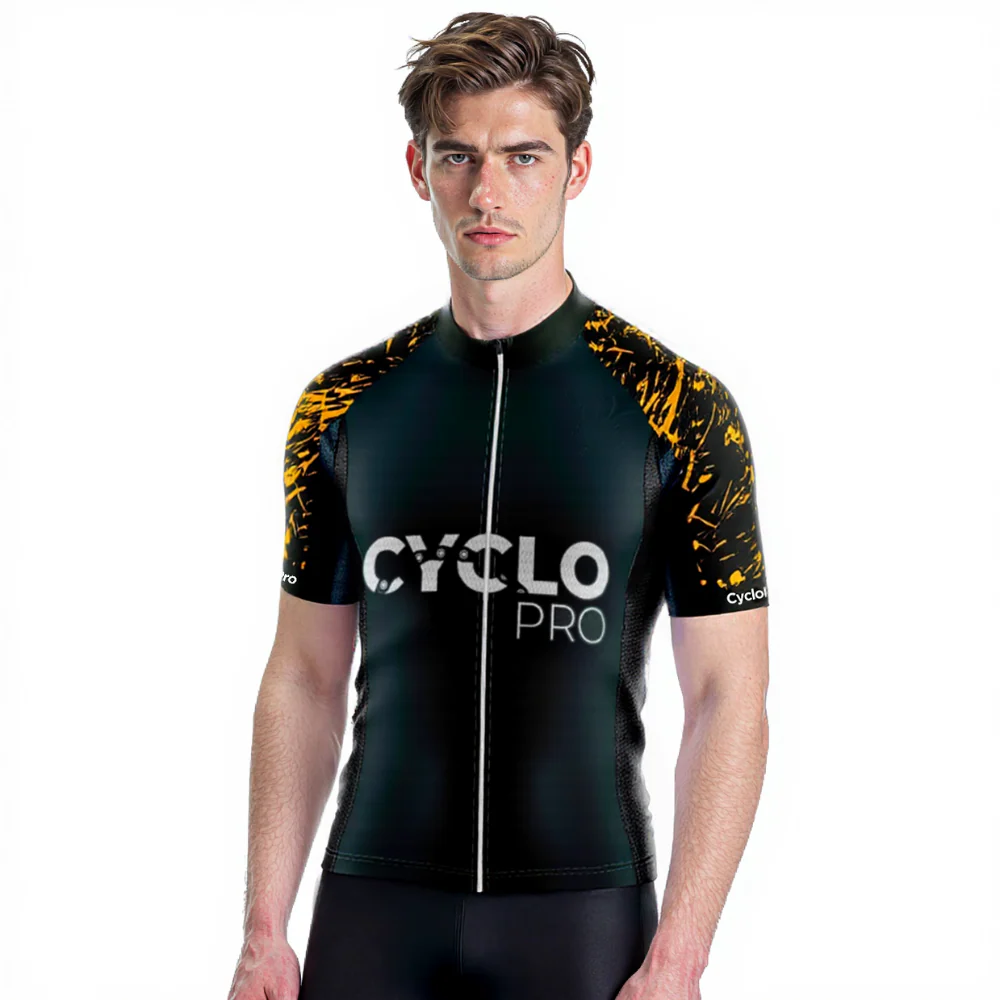 MAILLOT CYCLISME ORANGE CYCLOPRO Expériences Mémorables Extérieur