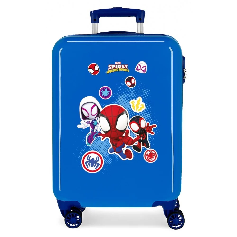 Maleta de cabina Spidey Go webs go rígida 55 cm azul - Des Stitch Produits Outdoor Pensés pour Vos Aventures au Quotidien