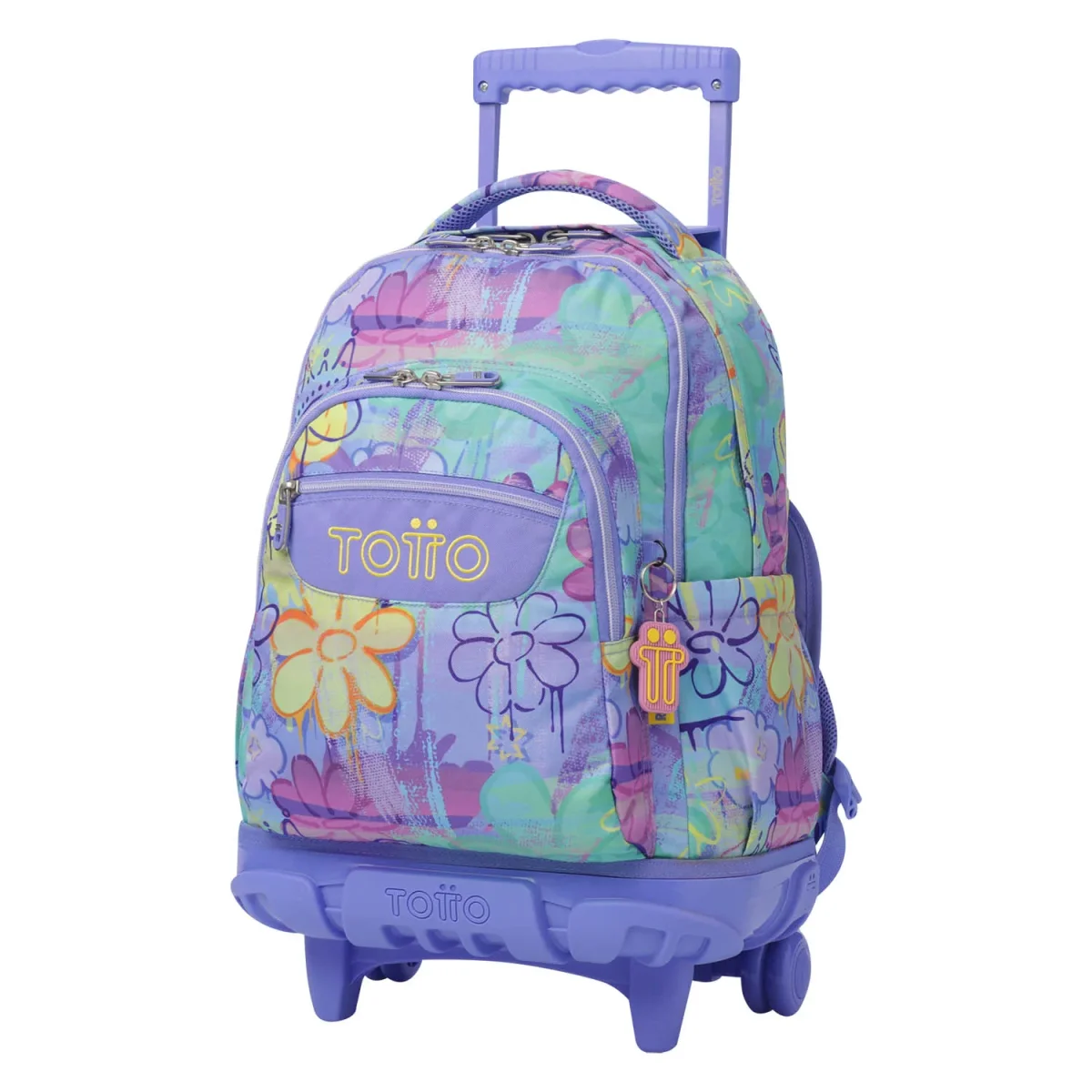 TOTTO Mochila escolar con ruedas Renglones - 5Q8 Grafily - Des Produits Outdoor Pensés pour Vos Aventures au Quotidien Mochila Totto Tempera 12 Litros Negro/Verde - Dimarsa.cl