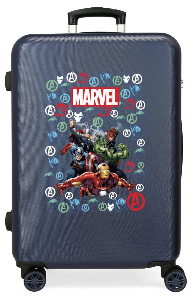 4431821 TROLLEY ABS 68CM.4R.AVENGERS TEAM MARINO - Des Produits Outdoor Pensés pour Azul Vos Aventures au Quotidien
