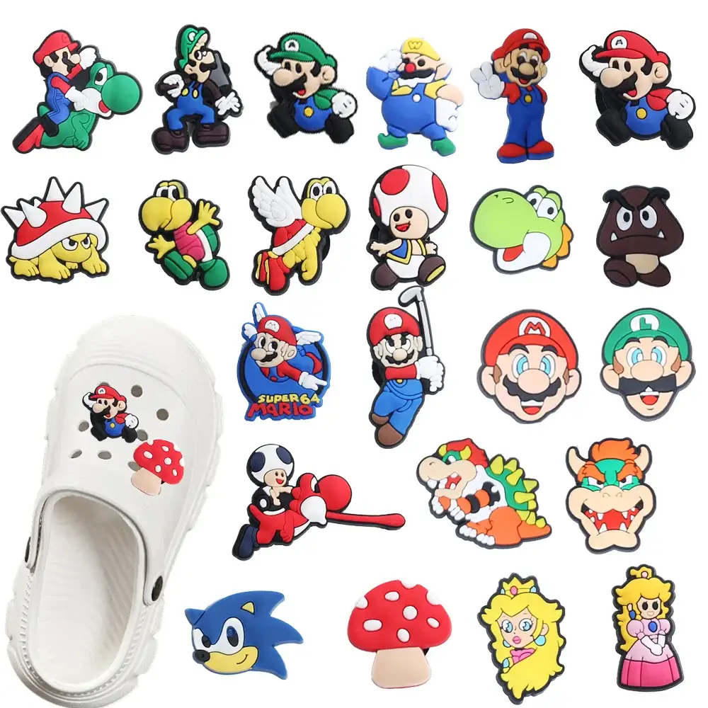 Clips pour chaussures Mario Bros Series - Boutique Bébé en Ligne : Soins, Jouets et Articles Maison - {'count': 1, 'name': 'main'}