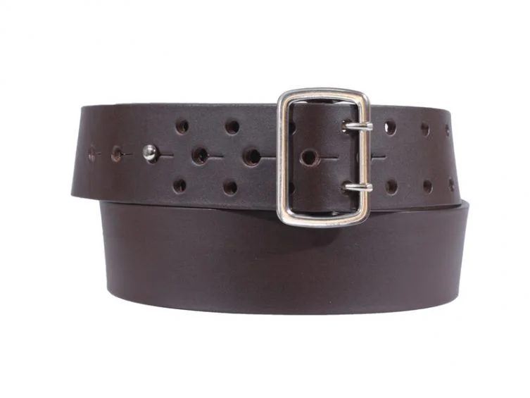 Ceinture grande taille en cuir marron perforations style armée 4080 145 cm - Vins Rouges Harmonieux pour Chaque Occasion - {'count': 5, 'name': 'leboncoin'}