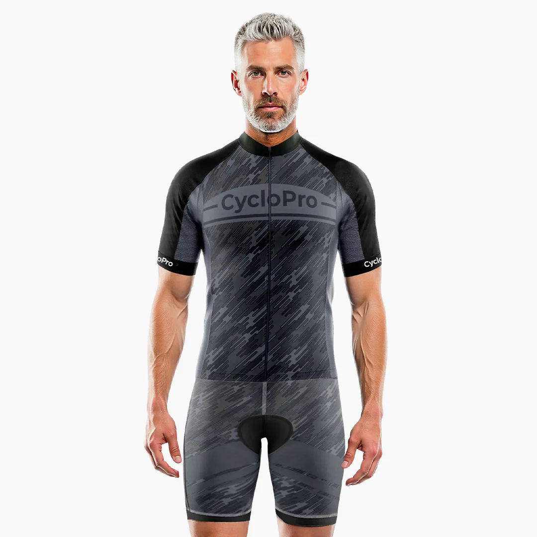 Tenue De Cyclisme été Homme Grise - WIND+ - Tout pour Créer des Expériences Mémorables en Extérieur - bike tenue cyclisme homme expérience extérieur
