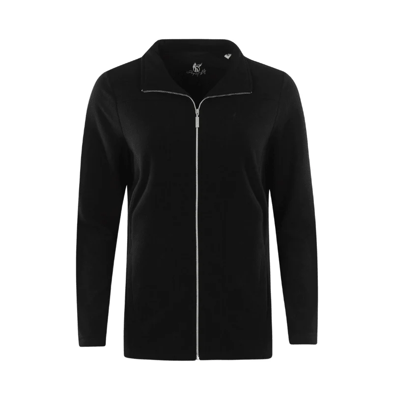 Cardigan en polaire pour femmes - Noir - Organisation de la maison avec des solutions de rangement - {'count': 1, 'name': 'travail'}