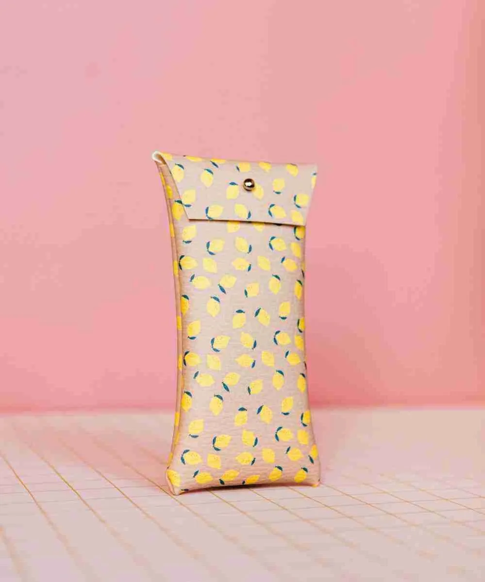 Étui à lunettes Citrons - Nude etui | Ecke - Univers maison et accessoires utiles pour une vie simplifiée