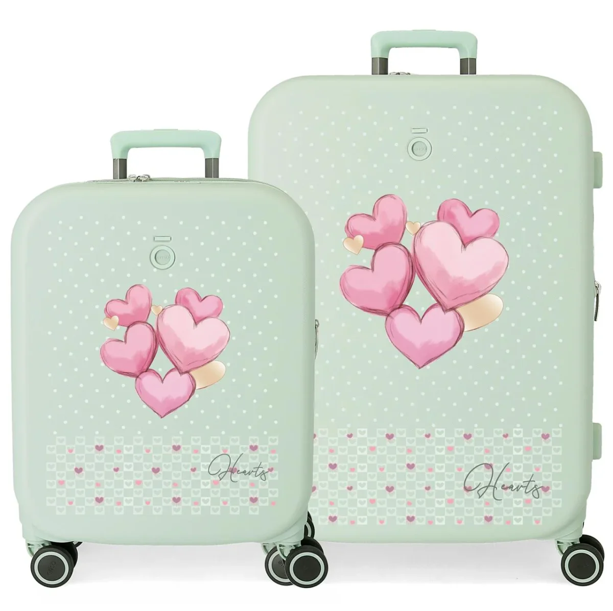 9969521 SET/2 TROLLEY ABS 55-70CM.4R. ENSO HEARTS MENTA - Des cm Produits Outdoor Pensés pour Vos Aventures au Quotidien