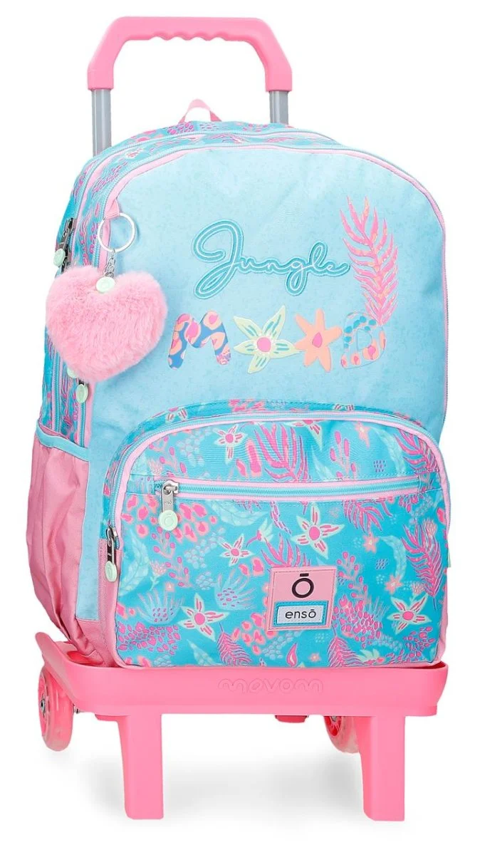 98127T1 MOCHILA ADAP. 44CM. C/CARRO. ENSO JUNGLE MOOD - Des Produits Outdoor Pensés pour Gears Vos Aventures au Quotidien