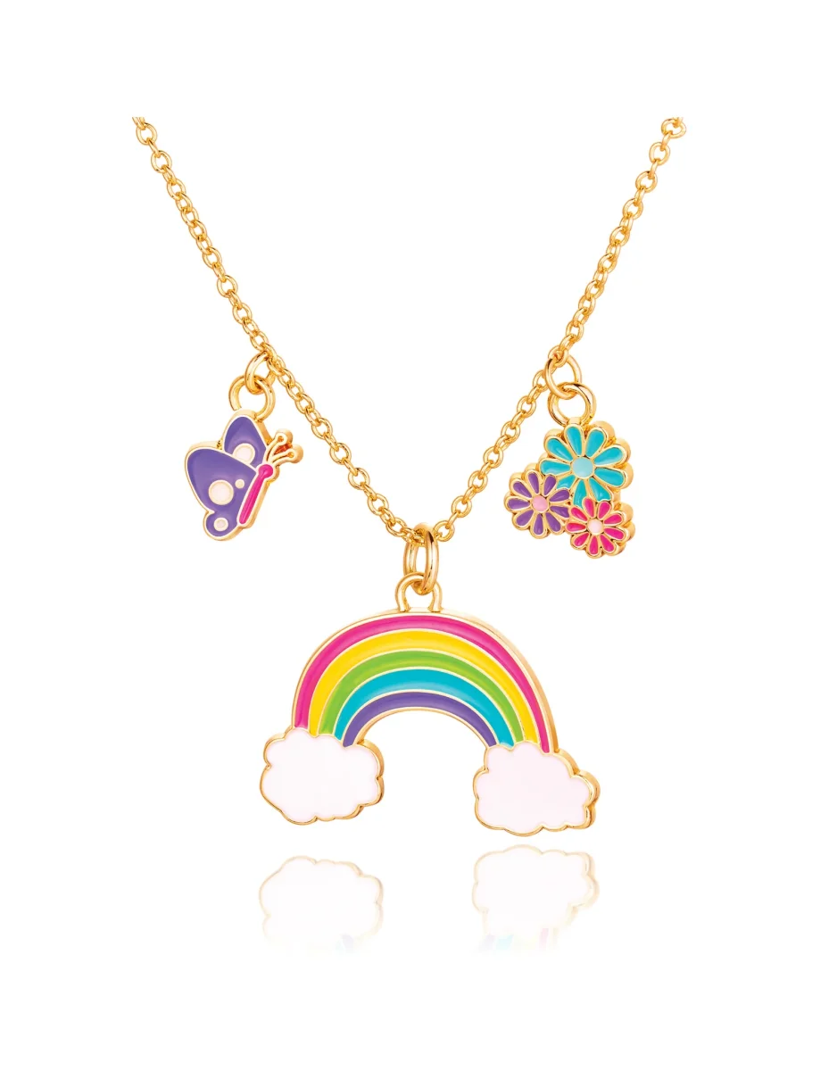 Collier Arc-en-ciel Girl Nation Boutique Maman Bébé Produits Essentiels Quotidien