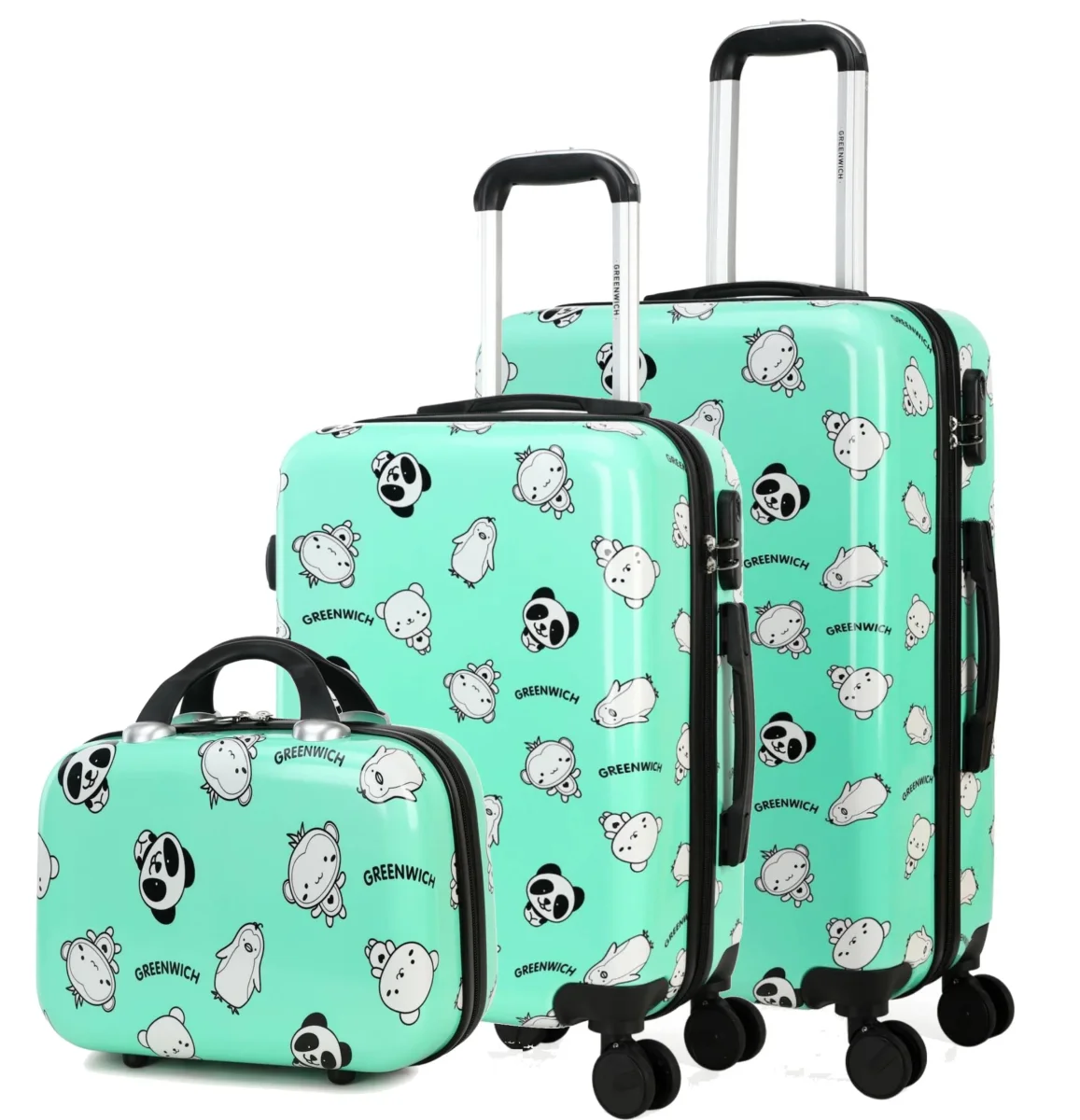 Juego de dos maletas Mediana + Pequeña + Neceser ANIMALS - Des Produits Outdoor Pensés Feelfree pour Vos Aventures au Quotidien
